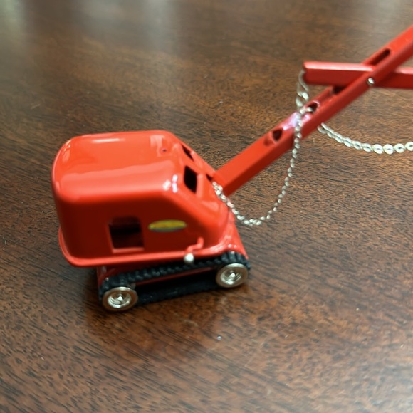 2 Hallmark Tonka Christmas Tree Holiday Ornaments Dump Truck & Steam Shovel - Picture 5 of 10